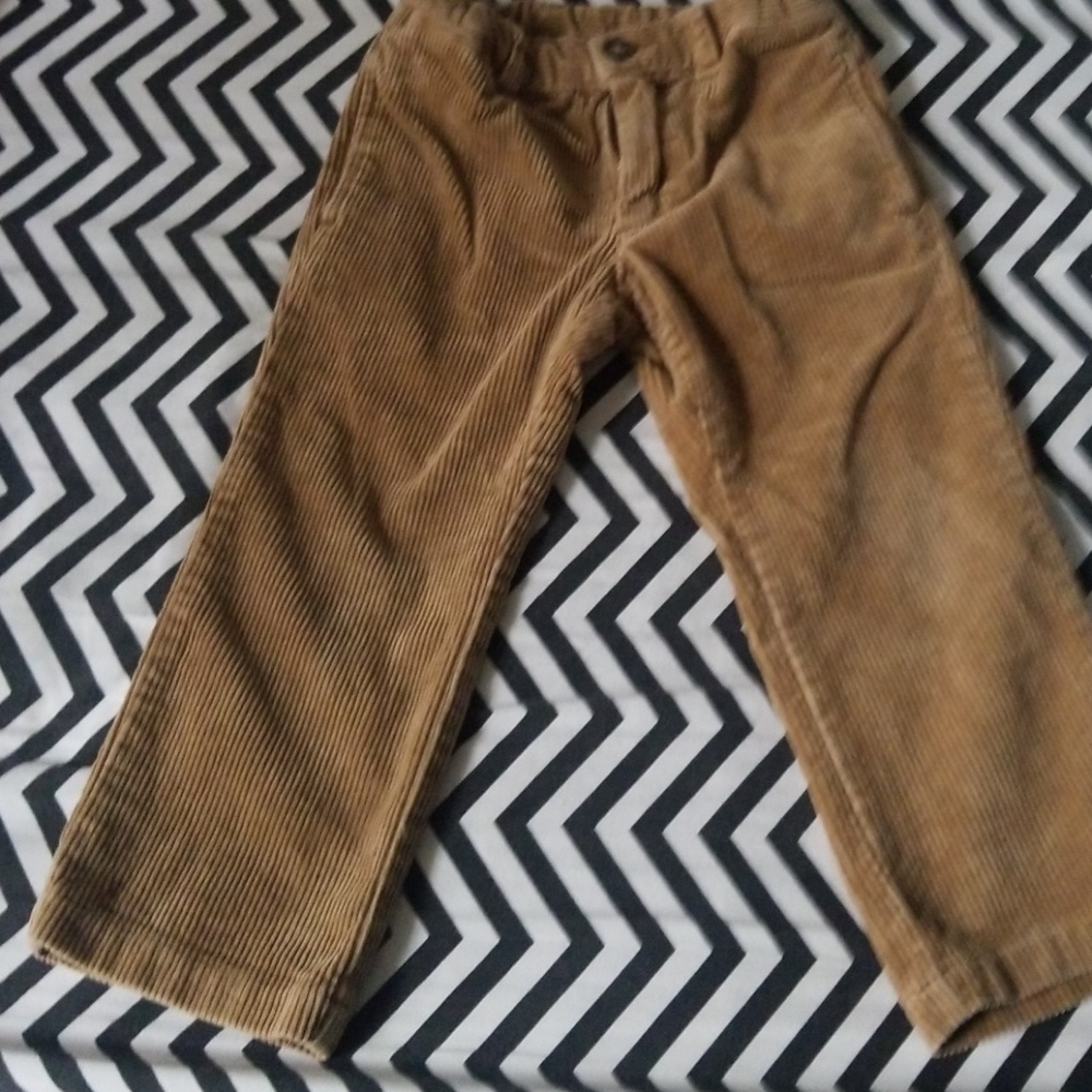 Boys khaki corduroy pants